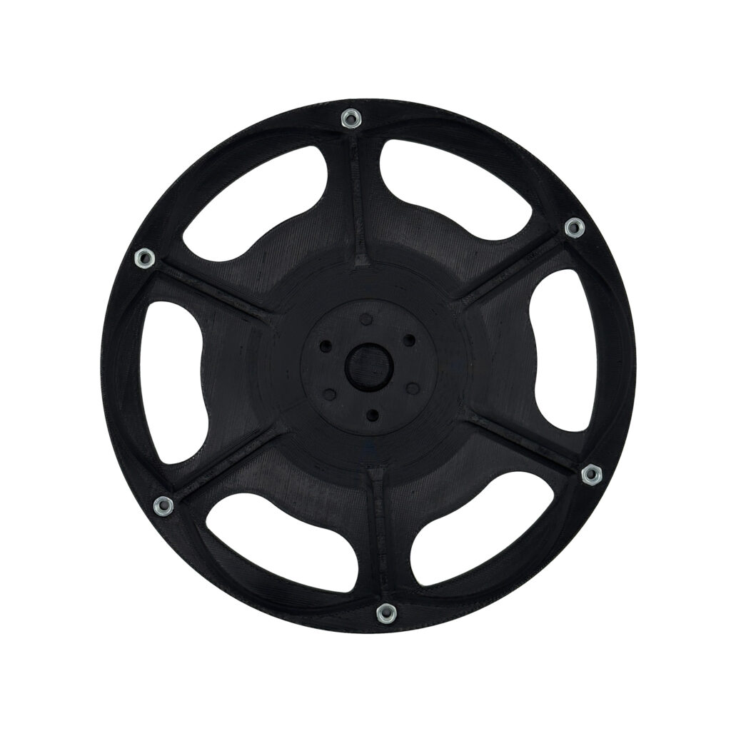 Six-blade disc design for Navimow mowers