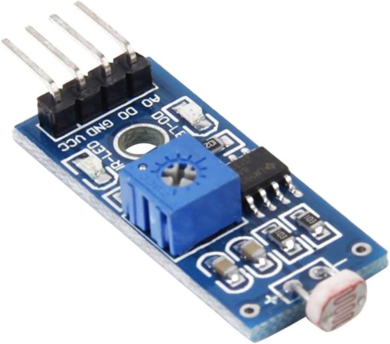 Photoresistor and potentiometer on LDR light sensor module