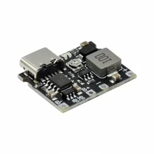 LX-LCBST TP4056 USB-C charger boost module front side